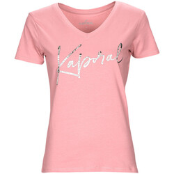 Vêtements short-sleeved T-shirts manches courtes Kaporal JAYONE23W11 Rose