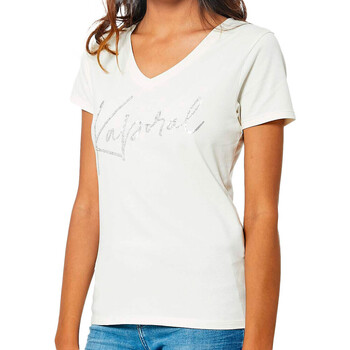 Vêtements Femme T-shirts manches courtes Kaporal JAYONE23W11 Blanc