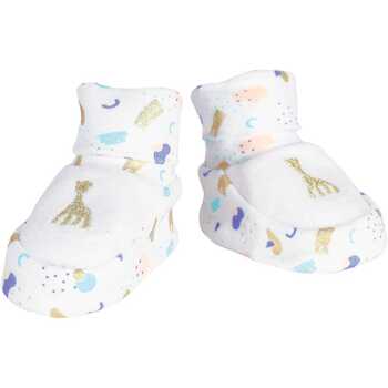 Chaussures Enfant Chaussons bébés Trois Kilos Sept Chaussons bébé Blanc