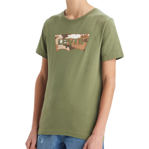 Vêtements Garçon T-shirts manches courtes Levi's 9EH888-E3Q Vert