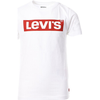 Vêtements Garçon T-shirts manches courtes Levi's 9EE551-001 Blanc