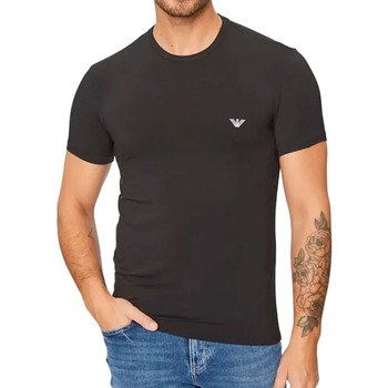 Vêtements Homme T-shirts manches courtes Emporio Armani eagle Noir