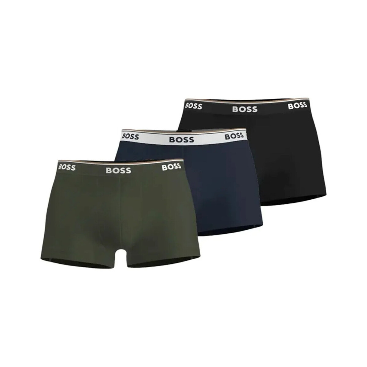Sous-vêtements Homme Boxers BOSS pack x3 strech Multicolore