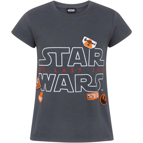 Vêtements Enfant T-shirts manches courtes Star Wars: The Last Jedi NS7385 Gris
