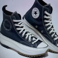 Converse All Star Chuck Taylor Ox Sneakers monocromatiche in pelle nere