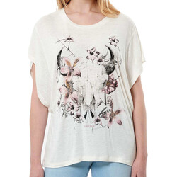 Vêtements short-sleeved T-shirts manches courtes Kaporal JABOE23W11 Blanc