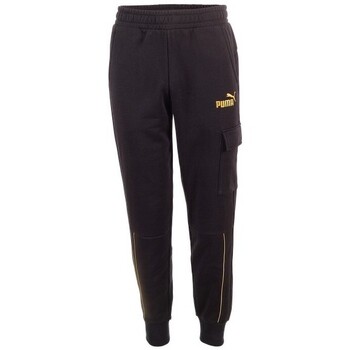 Vêtements Homme Pantalons de survêtement Puma JOGGING MINIMAL GOLD CARGO - Noir - M Noir