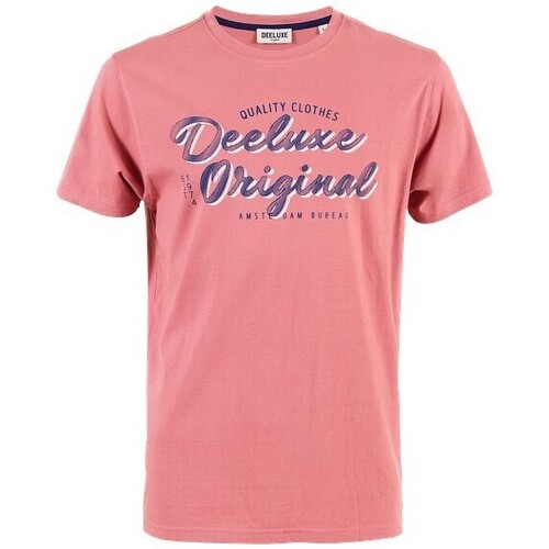 Vêtements Homme T-shirts & Polos Deeluxe TEE SHIRT  ROSE - DIRTY PINK - M Multicolore