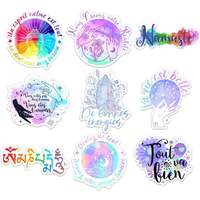 Maison & Déco Stickers Karma Yoga Shop Pack de 9 stickers à hautes vibrations 
