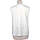 Vêtements Femme Débardeurs / T-shirts sans manche Uniqlo débardeur  38 - T2 - M Blanc Blanc