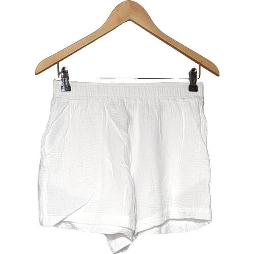 Vêtements Femme Shorts / Bermudas Elue par nous short  36 - T1 - S Blanc Blanc