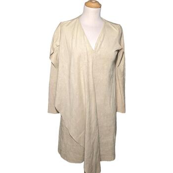 robe courte zara  robe courte  34 - t0 - xs beige 