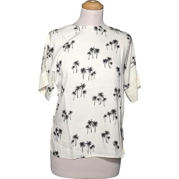 Vêtements Femme Nili Lotan snakeskin pattern shirt H&M top manches courtes  34 - T0 - XS Beige Beige