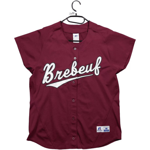 Vêtements Femme T-shirts & Polos Russell Athletic Maillot Russell Athletic Brebeuf Baseball Doré