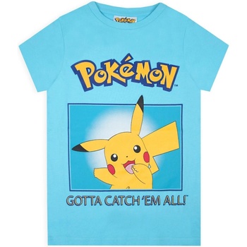 Vêtements Enfant T-shirts Angeles manches courtes Pokemon  Bleu