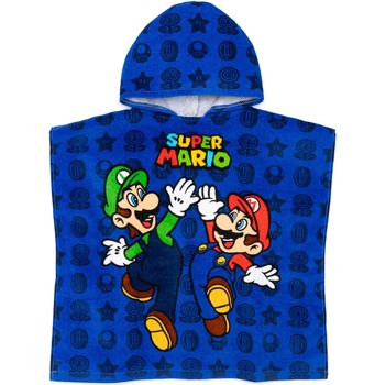 La Bottine Souri Enfant Serviettes et gants de toilette Super Mario NS7386 Bleu