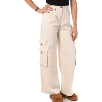 Vêtements Femme Pantalons Monday Premium D-9978-M Blanc