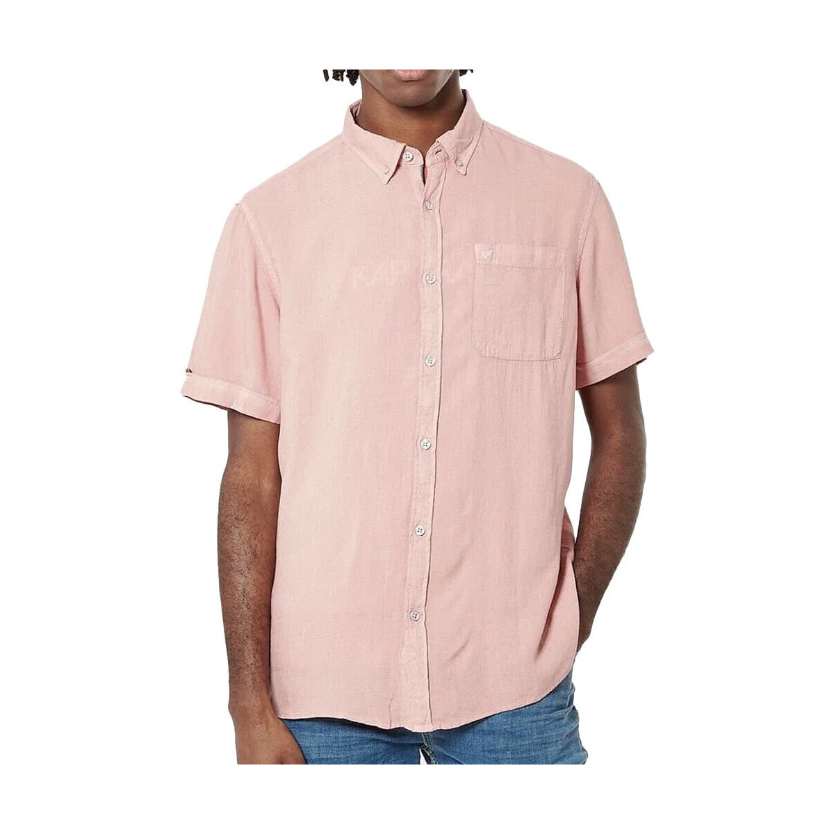 Vêtements Homme Chemises manches courtes Kaporal MAYOE23M41 Rose