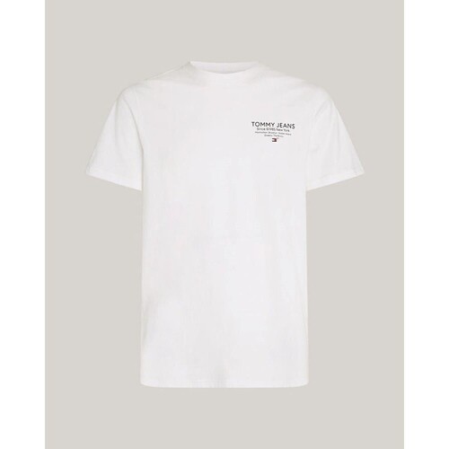 Vêtements Homme T-shirts manches courtes Tommy Hilfiger DM0DM18265 Blanc