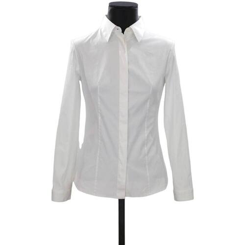 Vêtements Femme Débardeurs / T-shirts sans manche Prada this Chemise en coton Blanc