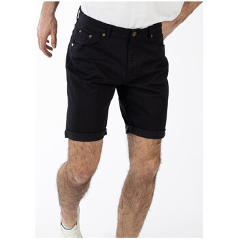 Vêtements Homme Shorts / Bermudas Geographical Norway Bermuda Pampelone - 100% coton Noir