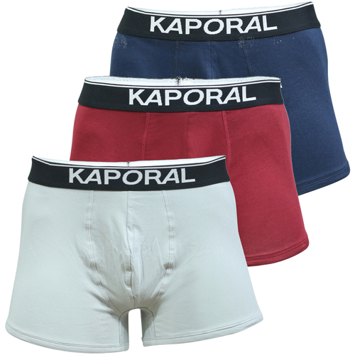 Sous-vêtements Homme Boxers Kaporal Boxers coton, lot de 3 Multicolore
