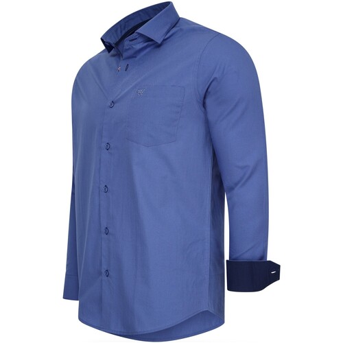 Vêtements Femme Chemises / Chemisiers Cappuccino Italia Overhemd Uni Bleu