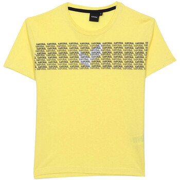 Vêtements Garçon T-shirts manches courtes Kaporal PAXE23B11 Jaune