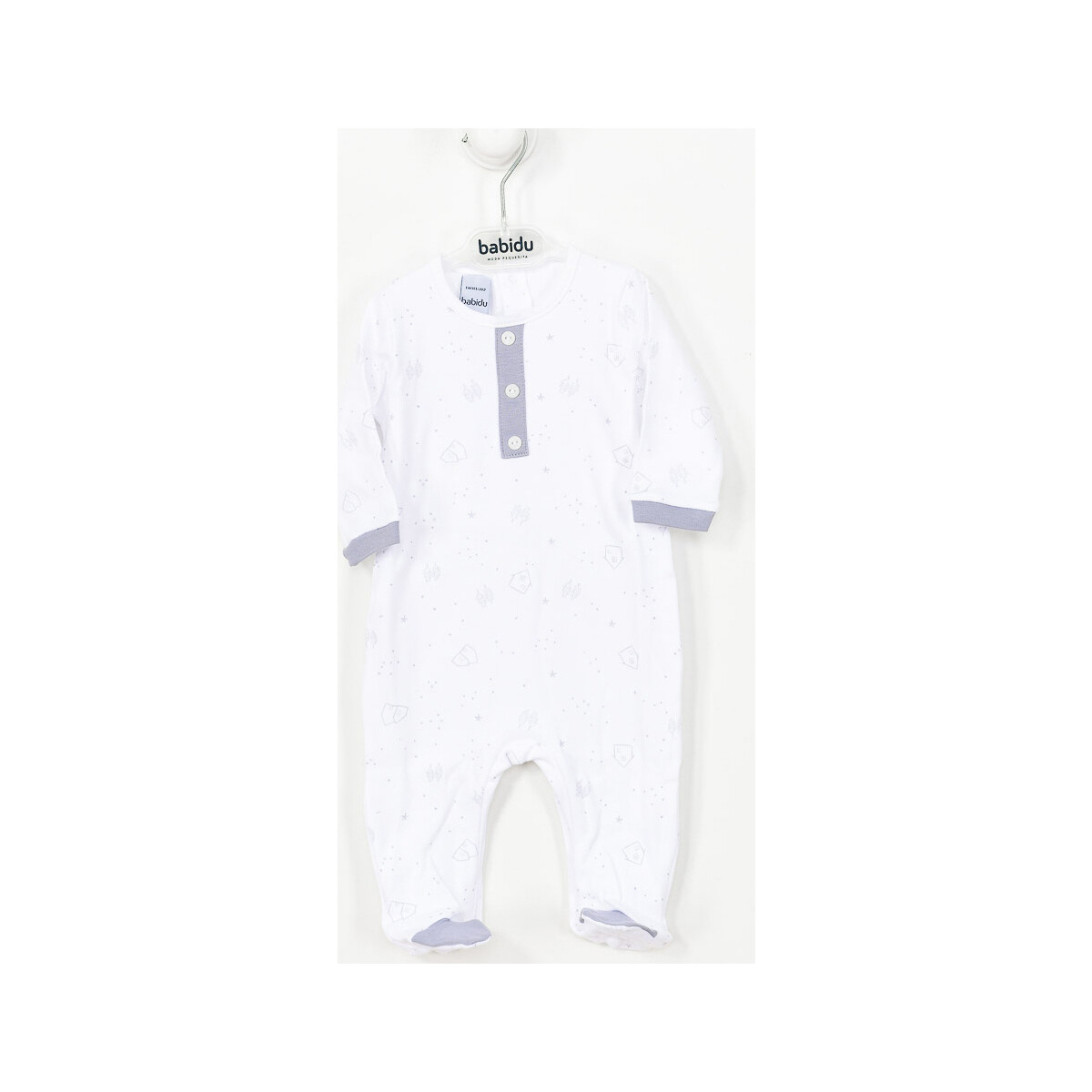 Vêtements Fille Pyjamas / Chemises de nuit Babidu 11171-GRIS Multicolore