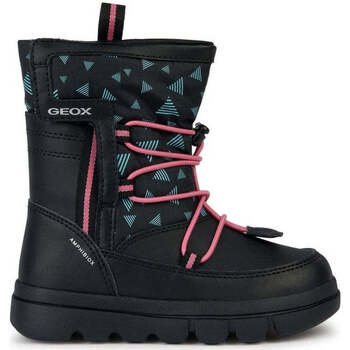 Chaussures Fille Boots Geox willaboom boots Noir