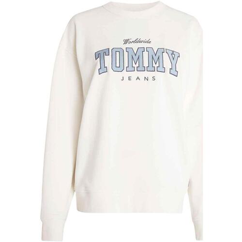 Vêtements Femme Sweats mid Tommy Jeans  Blanc