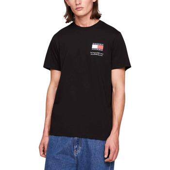 Vêtements Homme T-shirts manches courtes navy Tommy Jeans  Noir
