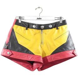 Vêtements Femme Shorts / Bermudas Zadig & Voltaire Mini short en cuir Multicolore