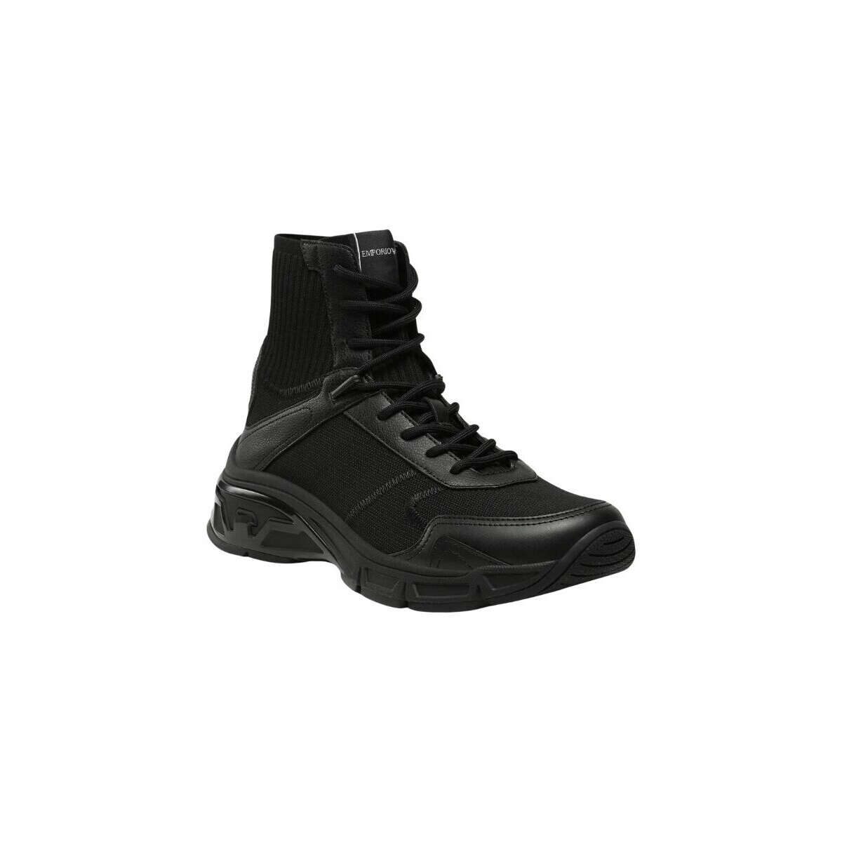 Chaussures Homme Baskets montantes Emporio Armani  Noir