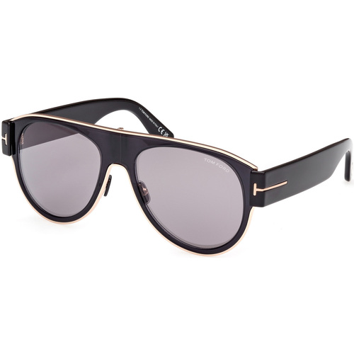 Airstep / A.S.98 Lunettes de soleil Tom Ford FT1074 LYLE-02 Lunettes de soleil, Noir/Fumée, 58 Noir