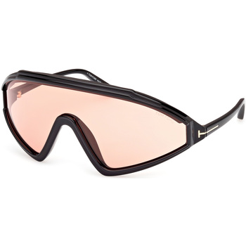 Airstep / A.S.98 Homme Lunettes de soleil Tom Ford FT1121 LORNA Lunettes de soleil, Noir/Marron, 0 mm Noir