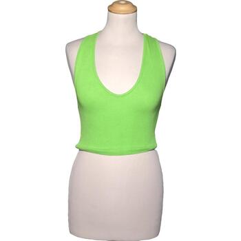 Vêtements Femme Top Manches Longues Zara débardeur  36 - T1 - S Vert Vert