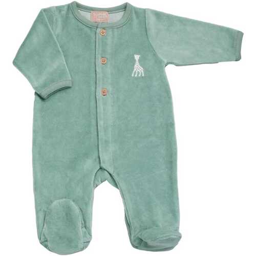 Vêtements Enfant Pyjamas / Chemises de nuit Trois Kilos Sept Dors bien naissance - Sophie la girafe© Vert