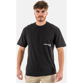 Vêtements Homme T-shirts manches courtes Calvin Klein Jeans j30j324652 Noir