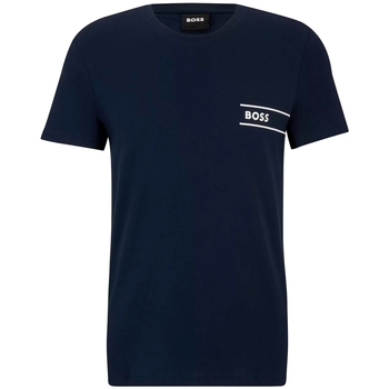 Vêtements Homme T-shirts manches courtes BOSS RN logo Bleu