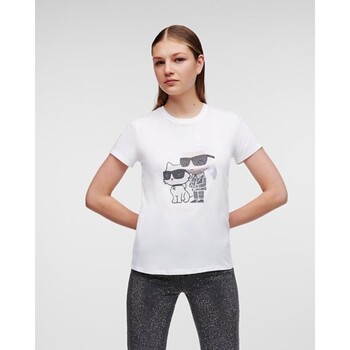 Vêtements Femme T-shirts & Polos Karl Lagerfeld  Blanc