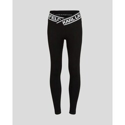 Vêtements Femme Pantalons Karl Lagerfeld 240W1054 SEAMLESS LOGO Noir
