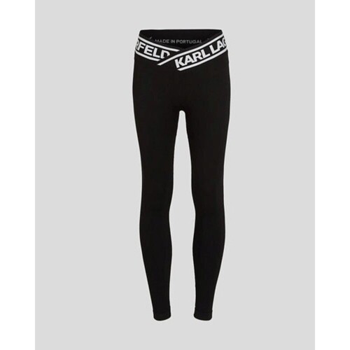Vêtements Femme Pantalons Karl Lagerfeld 240W1054 SEAMLESS LOGO Noir