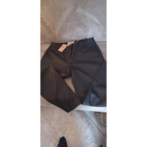 Vêtements Femme Pantalons de costume Promod Pantalon cuir Noir