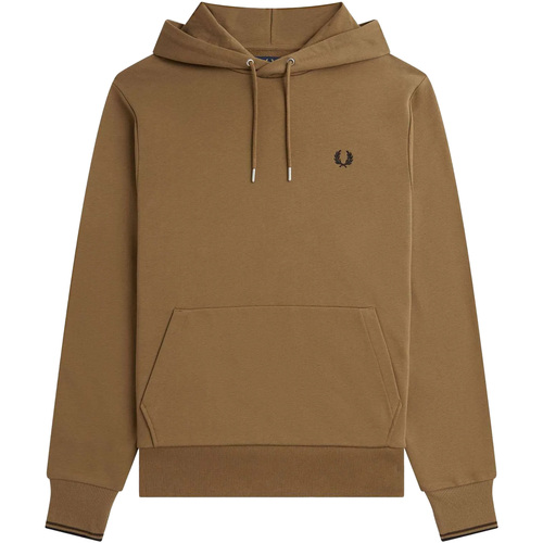 Vêtements Homme Polaires Fred Perry Fp Tipped Hooded Sweatshirt Marron