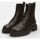 Chaussures Femme Boots Bata Bottines pour femme en cuir Famme Noir