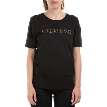 Vêtements Femme T-shirts & Polos Tommy Hilfiger  Noir