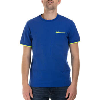 Vêtements fish T-shirts & Polos Sun68  Bleu