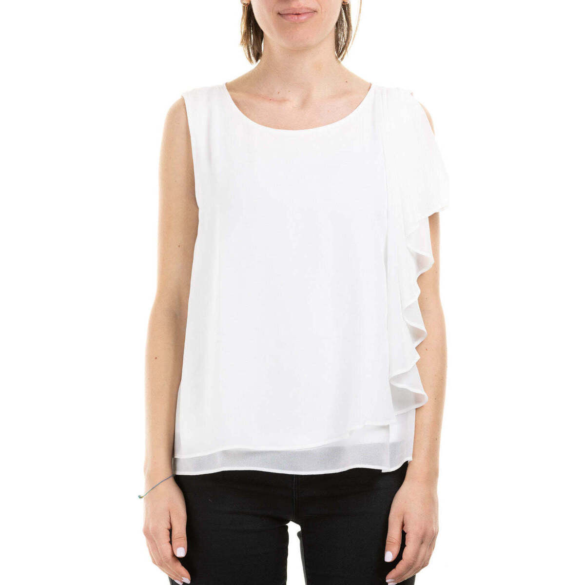 Vêtements Femme Débardeurs / T-shirts Normal sans manche Emme Marella  Blanc