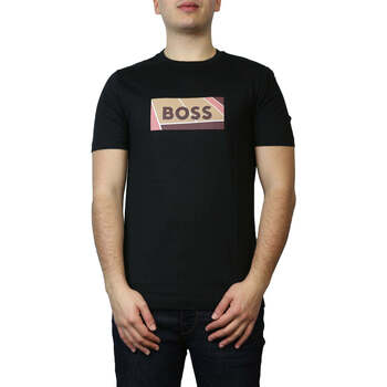 Vêtements Homme T-shirts & Polos BOSS  Noir